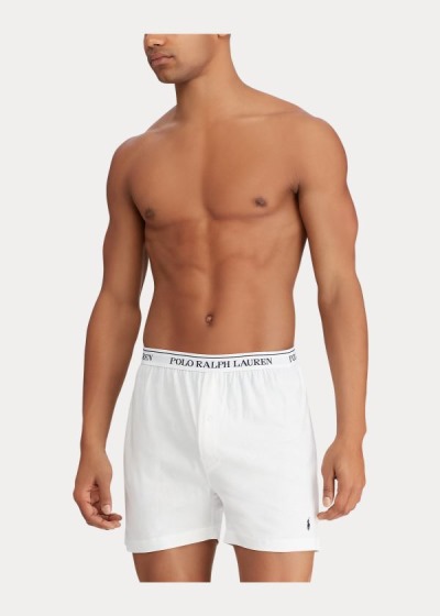 Men's Polo Ralph Lauren Knit 3-Pack Boxers | 532980ZDA